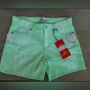 NEW With tags, Girls size 16, NWT, Jordache, mint color, shorts